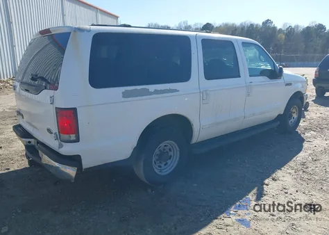2000 Ford Excursion Xlt z USA, uszkodzony, nr VIN 1FMNU40L6YEC51837